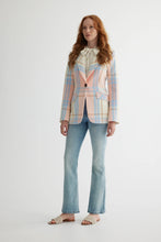 Load image into Gallery viewer, Single button blazer trompet sleeve